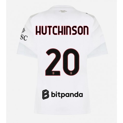 Dres AC Milan Omari Hutchinson #20 Gostujuci za Žensko 2026-27 Kratak Rukav